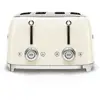 Image de Smeg - Grille-pains 4 Fentes 950w Crème Tsf03creu