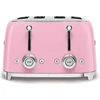 Image de Grille-pain 4 fentes 950w rose - Smeg - TSF03PKEU - années 50