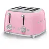 Image de Grille-pain Smeg TSF03PKEU 6-4 tranches 2000 W Rose - Neuf