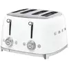 Image de Grille-pain 4 tranches Smeg TSF03WHEU 2000 W Blanc - Neuf