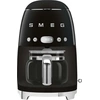 Image de Cafetière filtre programmable 10 tasses 1050w noir - Smeg - DCF02BLEU - années 50