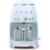 Image de Cafetière filtre programmable 10 tasses 1050w bleu azur - Smeg - DCF02PBEU - années 50