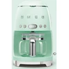 Image de Cafetière filtre programmable 10 tasses 1050w vert d'eau - Smeg - DCF02PGEU - années 50
