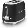 Image de Grille-pain 2 fentes 950w noir mat - Smeg - TSF01BLMEU - années 50