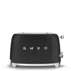 Image de Grille-pain Smeg 2x2 50 pouces, style noir mat tsf01blmeu - Neuf