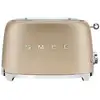 Image de Grille-pain Smeg 2 fentes Doré mat compact - Neuf