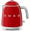Image de Bouilloire sans fil 0.8l 1400w rouge - Smeg - KLF05RDEU - années 50