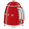 Image de Bouilloire électrique Smeg KLF05RDEU rouge 0,8 L 1400 W base pivotante 360° inox double paroi - Neuf