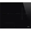 Image de Table de cuisson Smeg Classic SI1M4634D Noir Encastrable 60 cm Table de cuisson à induction 3 feux - Neuf