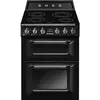 Image de Smeg Victoria TR62IBL2, Cuisinière indépendante, Noir, Boutons, Acier inoxydable, Acier inoxydable, Électronique