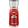 Image de Smeg CGF11RDEU appareil à moudre le café 150 W Rouge, Transparent - Neuf