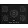 Image de Table de cuisson à gaz encastrable en verre Smeg Classic PV375N 72 cm 5 brûleurs Noir - Neuf