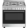Image de Smeg Concert CX90GM four et cuisinière Electrique Gaz Acier inoxydable A