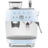 Image de Machine à expresso avec broyeur 20 bars bleu - Smeg - EGF03PBEU -