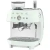 Image de Machine à café expresso SMEG avec broyeur 2,4 L vert d'eau - Neuf