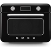 Image de Mini four combiné vapeur 1800w noir - Smeg - COF01BLEU -