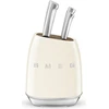 Image de Bloc de 6 couteaux crème - Smeg - KBSF02CR -