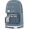 Image de Cafetière filtre programmable 10 tasses 1050w bleu orage - Smeg - DCF02SBMEU - années 50