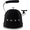 Image de Bouilloires à sifflet 2.3l noir - Smeg - WKF01BL - années 50