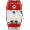 Image de Robot café 15 bars rouge - Smeg - ECF03RDEU - années 50