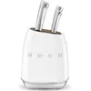 Image de Bloc de 6 couteaux blanc - Smeg - KBSF02WH -