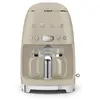 Image de Cafetière filtre programmable 10 tasses 1050w beige lin - Smeg - DCF02MLMEU -