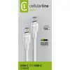 Image de Cellularline Power Cable 120cm - USB-C to USB-C Câble USB-C à USB-C de charge et transfert de données. - Neuf