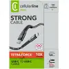 Image de Cellularline Tetra Force Cable 120cm - USB-C to USB-C Câble USB-C to USB-C ultra-résistant - Neuf
