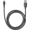 Image de Câble souple de données USB-A/ Lightning 1,2m noir (60192)