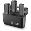 Image de Cellularline Talk Pro Kit avec deux microphones et un récepteur, idéal pour vlogs, interviews et contenus créatifs - Neuf