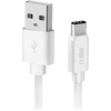 Image de SBS Câble USB-A / USB-C 1.5m blanc TECABLPOLOTYPECW Sans enchevêtrement, soft touch, 1.5m