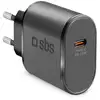 Image de SBS TETR1CPD25 chargeur d'appareils mobiles Smartphone, Tablette Noir Secteur Intérieure - Neuf