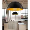 Image de Suspension Dingle en métal noir et doré, douille E27, design moderne et élégant pour l'intérieur, réglable, diamètre 40 cm, 3215-40-101