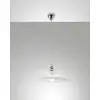 Image de Suspension Aragon En Métal Et Verre Blanc, Douille E27 60W, Design Moderne Et Élégant, Luminaire Intérieur, Protection Ip20, Diamètre 53 Cm