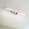Image de Applique Murale Led Intégrée Nala 10 W 1200 Lm 3000 K Ip44, Structure En Métal Et Méthacrylate, Couleur Chromée, Design Moderne Et Élégant