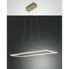 Image de Fabas Luce 3394   45   225 Suspension Bard LED Dim 52 W 4680lm couleur or mat l?: 92 x 32 cm en occasion ou reconditionné