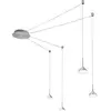 Image de Lustre Suspension Isabella Led En Métal Et Méthacrylate 3410-49-212 Fabas Luce