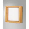 Image de Applique murale en métal et bois de chêne, LED 29 W 3000 K 2880 lm - Design moderne et élégant pour des intérieurs raffinés et accueillants