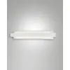 Image de Applique Murale Led Intégrée Regolo 21 W 2150 Lm 3000 K, Métal Et Verre, Blanc, Design Moderne, Dimmable, Coupure De Phase, Ip20 Classe 1