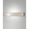 Image de Applique murale LED Lotus 20W 3000K, cadre aluminium or mat, design moderne, intensité variable, 64,5 cm, IP20, qualité supérieure haut de gamme
