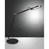 Image de FABAS LUCE 3551-30-101 Table Regina LED Structure en métal et méthacrylate noir Réglage de la lumière avec bouton en occasion ou reconditionné