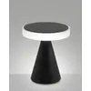 Image de Lampe de table LED neutre 12 W 1260 lm 3000 K, structure en métal et méthacrylate, couleur noire, IP20 - Éclairage intérieur élégant et moderne