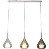 Image de Lustre suspension LED Lila en métal et verre borosilicate 3481-48-297 Fabas Luce