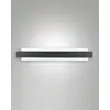 Image de Applique Murale Led Intégrée Regolo 21 W 2150 Lm 3000 K, Métal Et Verre, Coloris Noir, Design Moderne, Dimmable, Coupure De Phase, Ip20 Classe 1