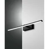 Image de Applique Murale Led Intégrée Nala 10 W 1200 Lm 3000 K Ip44, Structure En Métal Et Méthacrylate, Couleur Noire, Design Moderne Et Élégant