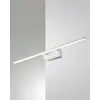 Image de Applique murale LED intégrée Nala 15W 1850lm 3000K IP44 en métal et méthacrylate blanc, design moderne pour intérieur et extérieur