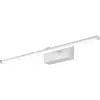 Image de Applique Murale Led Intégrée Nala 10 W 1200 Lm 3000 K Ip44, Structure En Métal Et Méthacrylate, Couleur Blanche, Design Moderne Et Élégant