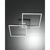 Image de Plafonnier LED moderne BARD 52W Anthracite 3394-65-282 Fabas Luce