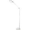Image de Regina - Lampadaire LED blanc orientable en métal H.135 cm Fabas Luce - Lumière LED 9W intégrée CCT (3000K 4000K 5000K 6000K)