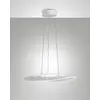 Image de Suspension Vela, Lampe Led Blanche 24 W 3000 K À Intensité Variable, En Métal Et Méthacrylate, Design Moderne Pour Un Éclairage Intérieur Élégant.